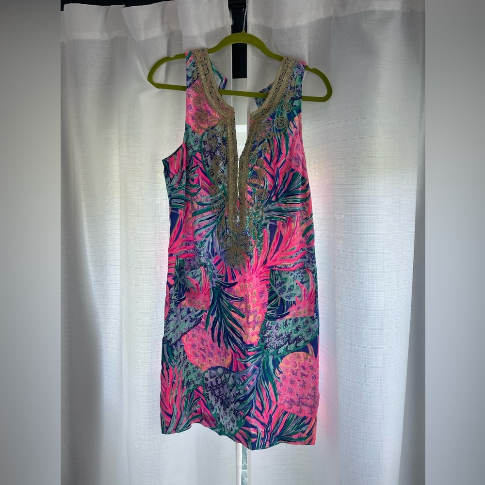 Lilly Pulitzer Carlotta Stretch Shift Dress Size 4